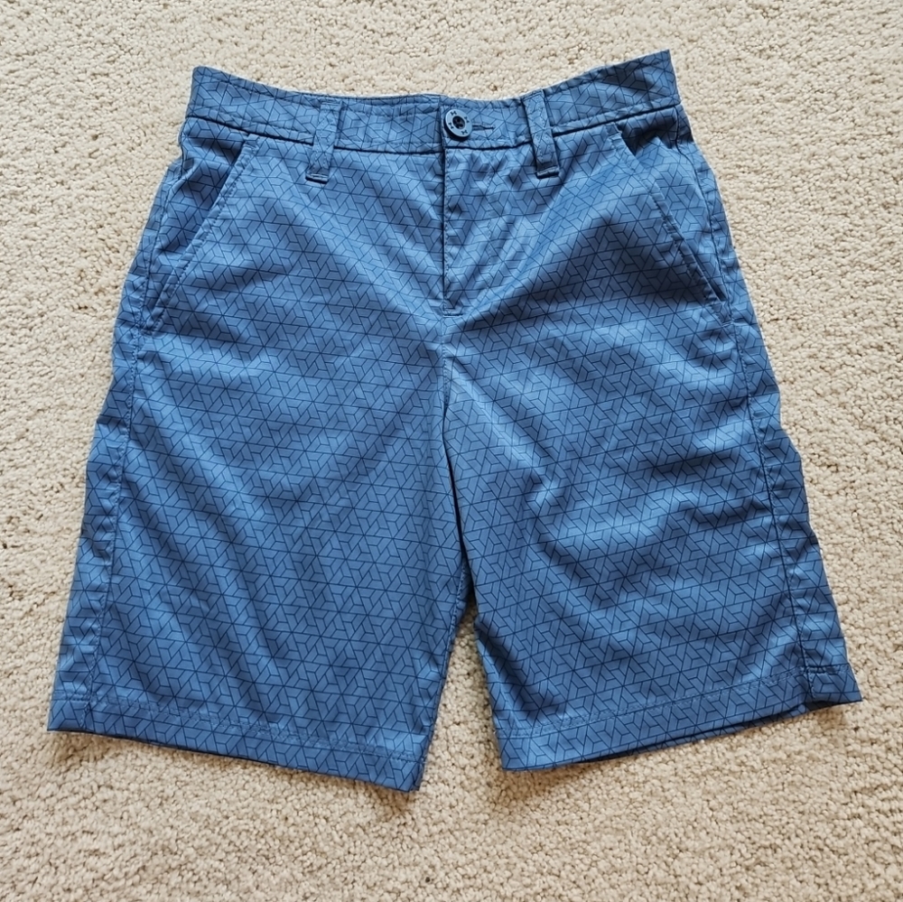 Men's Blue Patterned Shorts